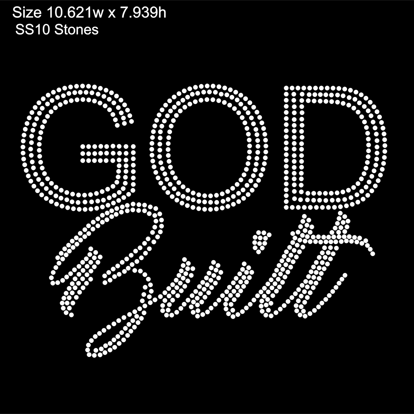 Rhinestone Pre-Cut Template