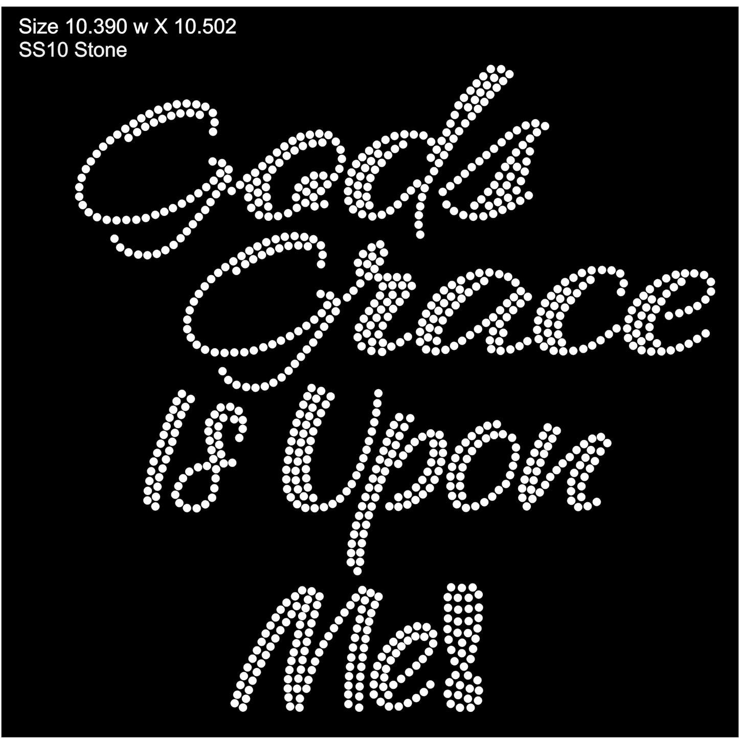 Rhinestone Pre-Cut Template