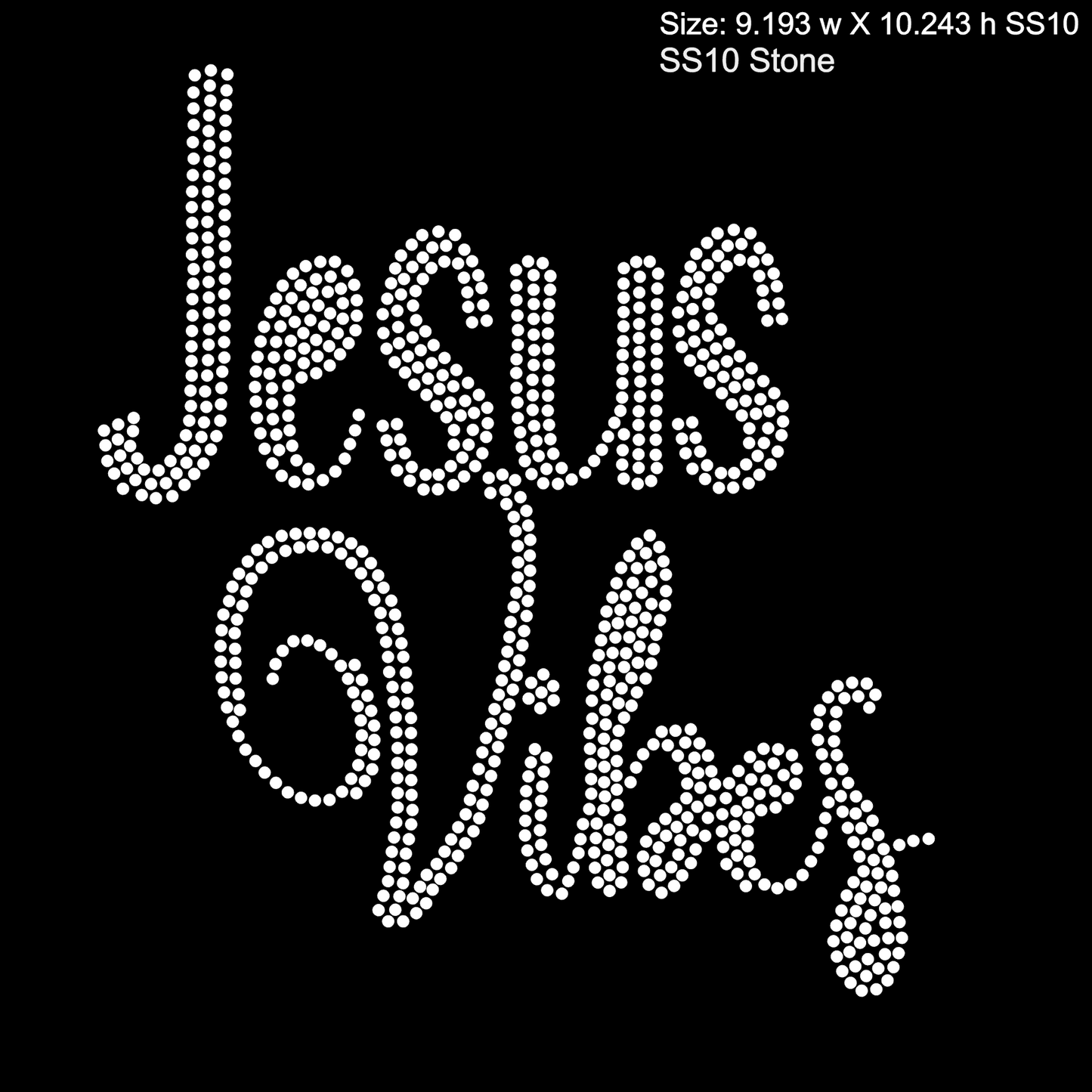 Rhinestone Pre-Cut Template