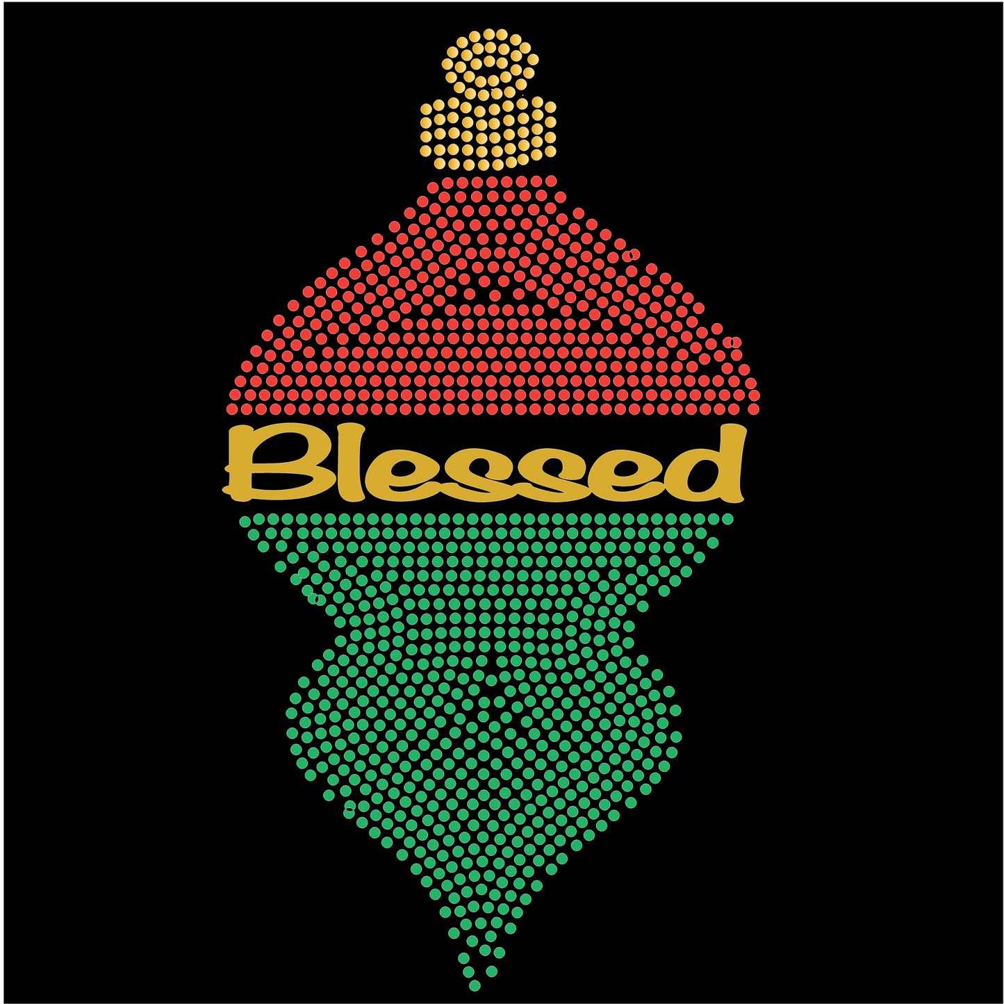 Rhinestone Pre-Cut Template